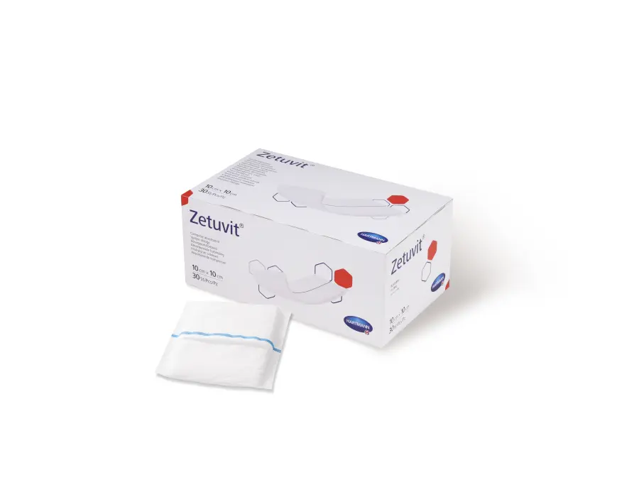 8656_KOMPRES ZETUVIT E NESTERILNI 10X10CM 50KS